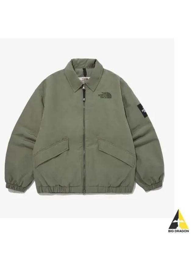 Label Billan Heat Zip Up Jacket Light Khaki - THE NORTH FACE - BALAAN 2