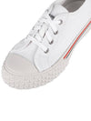 Canvas College Low Top Sneakers White - THOM BROWNE - BALAAN 8