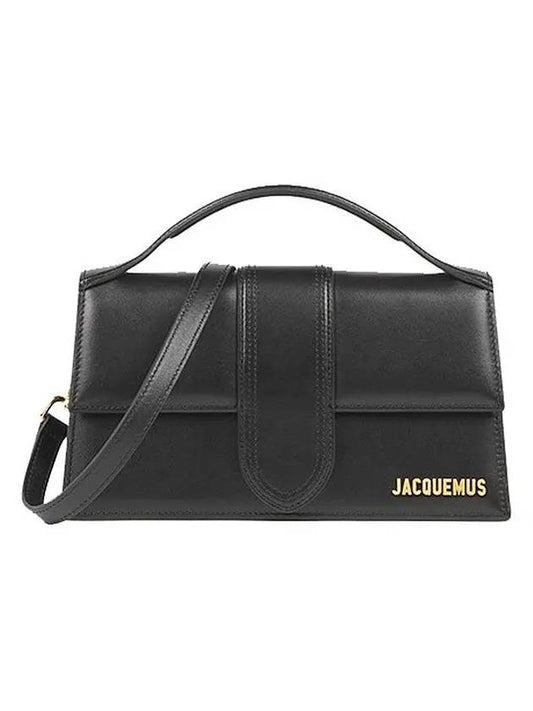 Le Grand Bambino Leather Tote Bag Black - JACQUEMUS - BALAAN 2