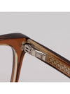 Glasses frame BV244 F2I horn rim brown translucent square - BOTTEGA VENETA - BALAAN 6