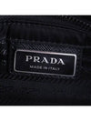 Triangle Logo Re-Nylon Saffiano Leather Cross Bag Black - PRADA - BALAAN 6