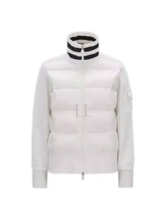 104243 Logo patch padded cardigan 8G00001 899V9 033 - MONCLER - BALAAN 1