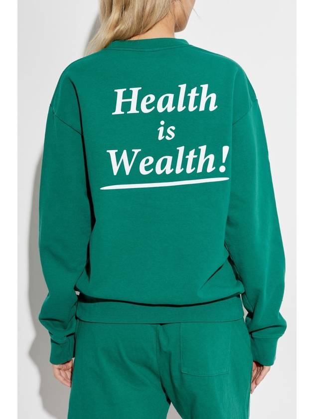 Sporty & Rich Sweatshirt From The Health Is Wealth Collection, Unisex, Green - SPORTY & RICH - BALAAN 4