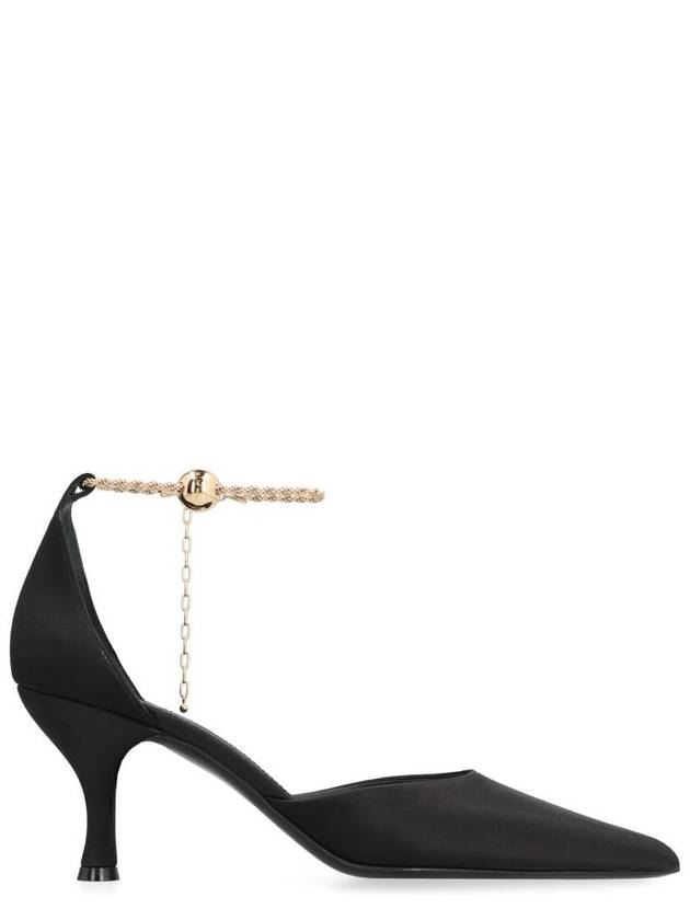 Dana Ankle Chain Pumps Black - SALVATORE FERRAGAMO - BALAAN 2