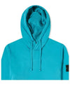 Wappen Patch Garment Dyed Hoodie Sky Blue - STONE ISLAND - BALAAN 5