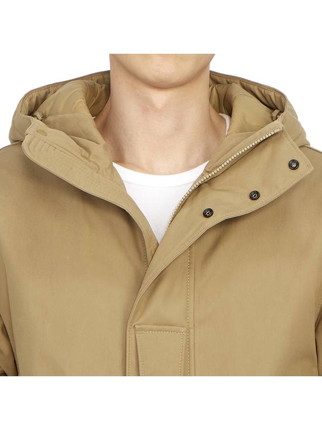 Ghost Piece Nylon Hooded Jacket Beige - STONE ISLAND - BALAAN 9