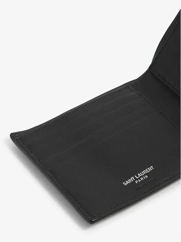 Monogram East West Halfwallet Black - SAINT LAURENT - BALAAN.