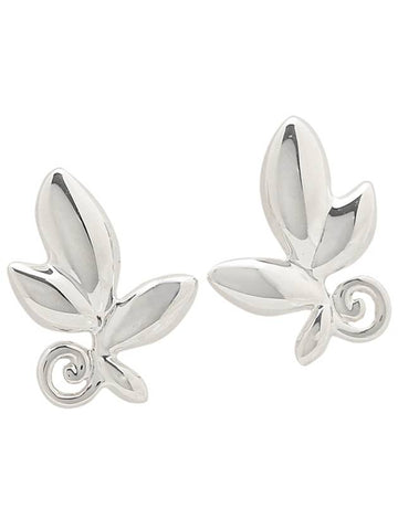 Paloma Picasso Olive Leaf Earrings Silver - TIFFANY & CO. - BALAAN 1