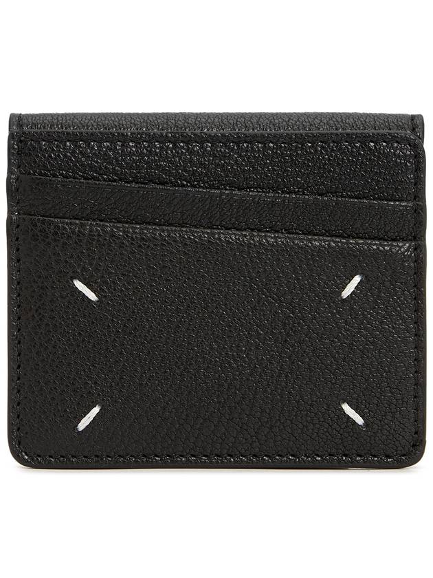 Stitch Flap Card Wallet Black - MAISON MARGIELA - BALAAN 3