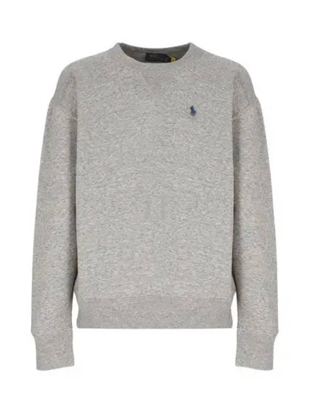 Embroidered Logo Pony Sweatshirt Grey - POLO RALPH LAUREN - BALAAN 2