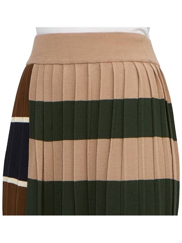 Gabriel Long Pleated Skirt Beige - MAX MARA - BALAAN 9