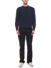 Arm Band Merino Wool Pique Knit Top Navy - THOM BROWNE - BALAAN 4