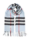 Classic Cashmere Scarf Blue - BURBERRY - BALAAN 2