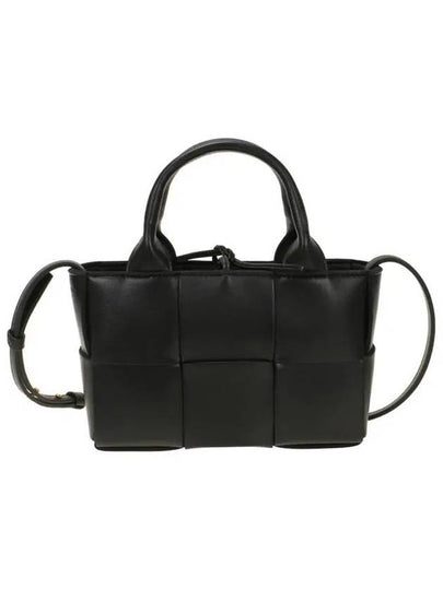 Candy Acro Intrecciato Tote Bag Black - BOTTEGA VENETA - BALAAN 2