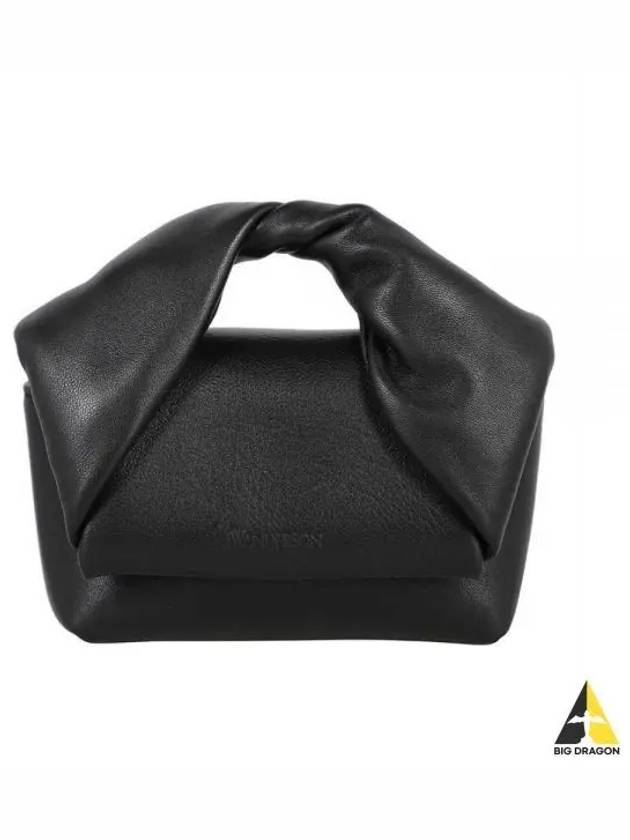 Nano Twister Leather Tote Bag Black - JW ANDERSON - BALAAN 2