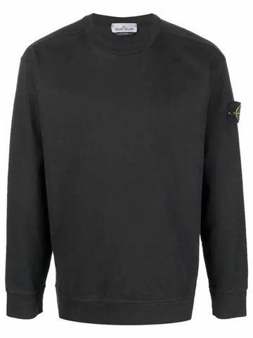 Waffen Crew Neck Sweatshirt Black - STONE ISLAND - BALAAN 1