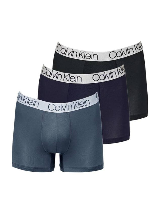 Microfiber Chromatic Boxer Briefs 3 Pack - CALVIN KLEIN - BALAAN 1