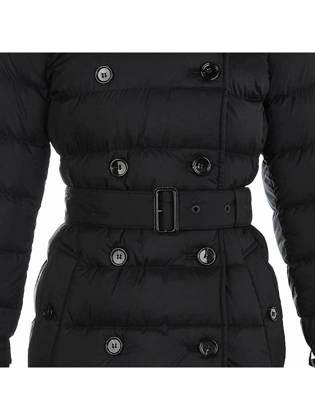 Detachable Hoodie Puffer Coat Padded Black - BURBERRY - BALAAN 7