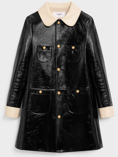 Babydoll leather coat - CELINE - BALAAN 1