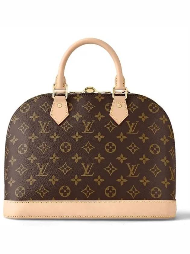 Alma Monogram Canvas Tote Bag Brown - LOUIS VUITTON - BALAAN 5