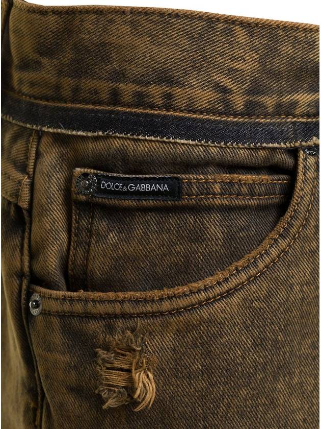 23 fw Leaf Denim Cotton Jeans GYJCCDG8JD8S9001 B0710433167 - DOLCE&GABBANA - BALAAN 4