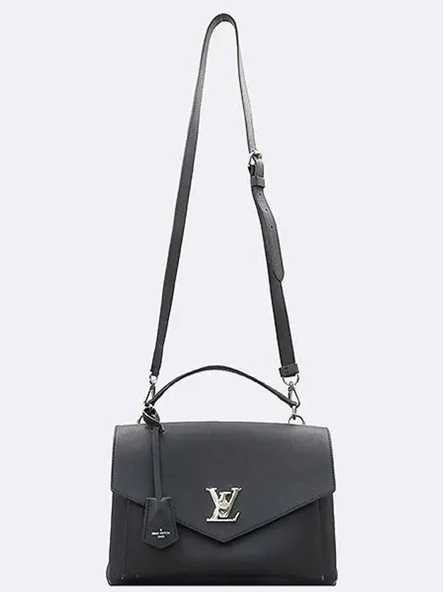 M54849 Noir color MYLOCKME tote bag strap - LOUIS VUITTON - BALAAN 4