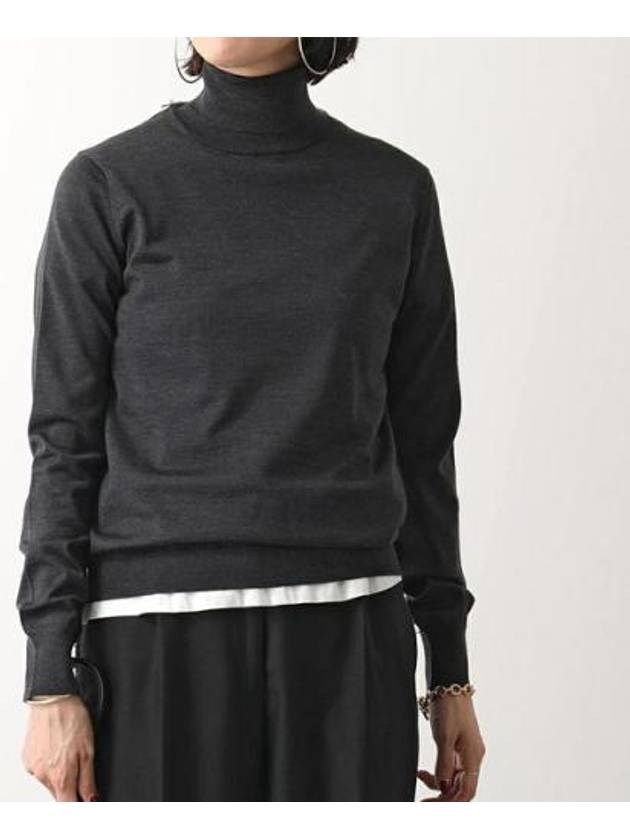 Women's Work In Progress Turtleneck Grey - MAISON MARGIELA - BALAAN 5