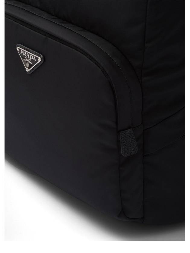 Triangle Logo Re-Nylon Backpack Black - PRADA - BALAAN 5