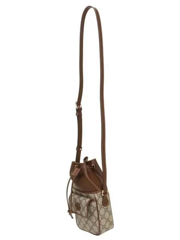 GG Interlocking G Mini Bucket Bag Beige - GUCCI - BALAAN 3