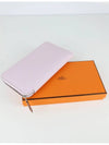 Silk long wallet Mauve Pale W H079114CKAH - HERMES - BALAAN 4