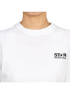 Star Logo Short Sleeve T-Shirt White - GOLDEN GOOSE - BALAAN 7