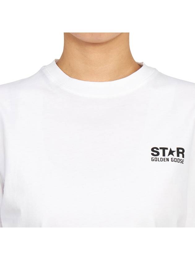 Star Logo Short Sleeve T-Shirt White - GOLDEN GOOSE - BALAAN 7