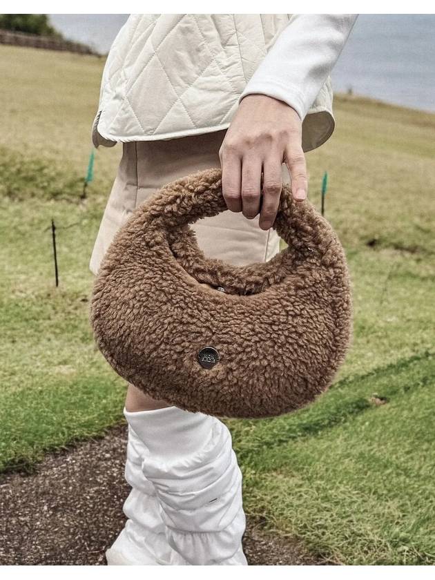 Dumble mini hobo bag BROWN - MONBIRDIE GOLF - BALAAN 4