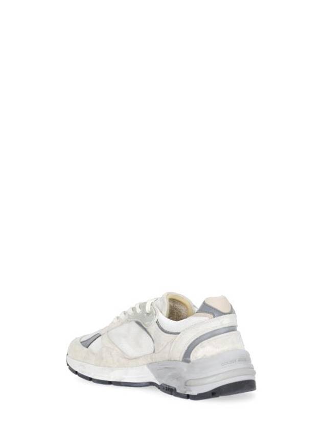 Mesh and Suede Leather Dad-Star Sneakers White Beige - GOLDEN GOOSE - BALAAN 6