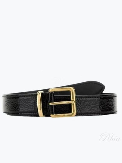 Smooth Grain Leather Belt Black - MIU MIU - BALAAN 2