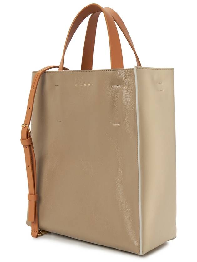 MUSEO Calfskin Tote Bag Beige - MARNI - BALAAN 3