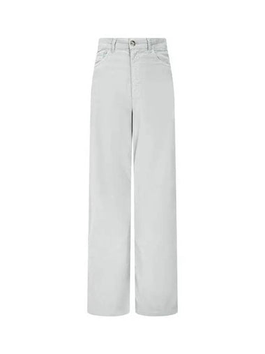 Women s Regular Fit Corduroy Pants Gray 270266 - EMPORIO ARMANI - BALAAN 1