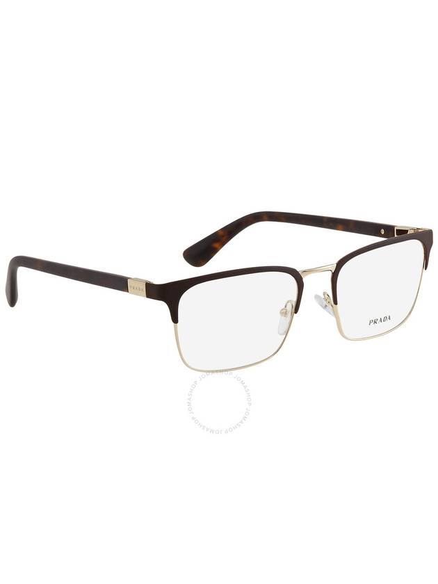 Prada Heritage Demo Rectangular Men's Eyeglasses PR 54TV 01U1O1 55 - PRADA - BALAAN 1