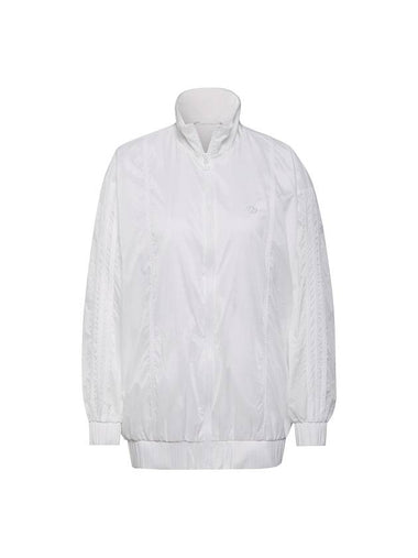 Adicolor Oversized Ripstop Track Jacket White - ADIDAS - BALAAN 1