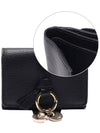 Alphabet Small Half Wallet Black - CHLOE - BALAAN 3