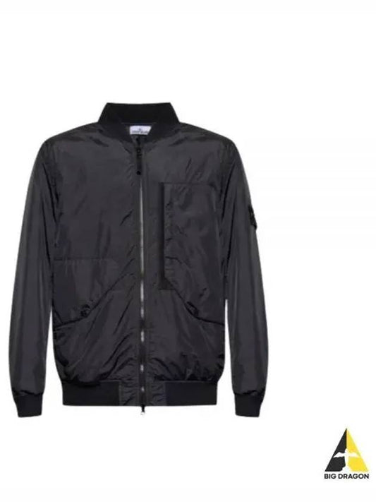 Garment Dyed Crinkle Reps Jacket Black - STONE ISLAND - BALAAN 2