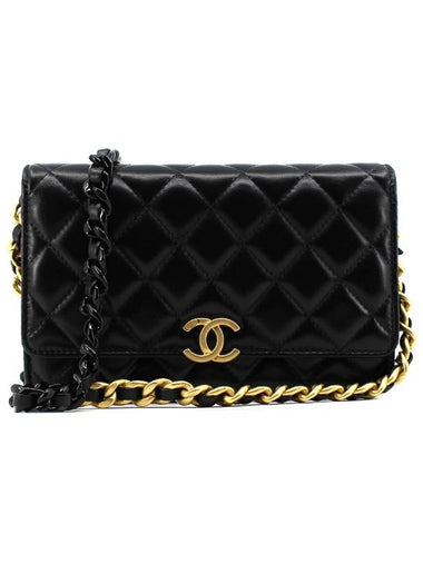 CH Lambskin Season CC Black WOC Gold CH41BG012 - CHANEL - BALAAN 1