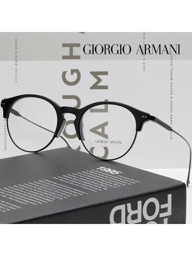 Armani glasses frame AR7172F 5001 Asian fit lower gold rim half horn rim - GIORGIO ARMANI - BALAAN 2