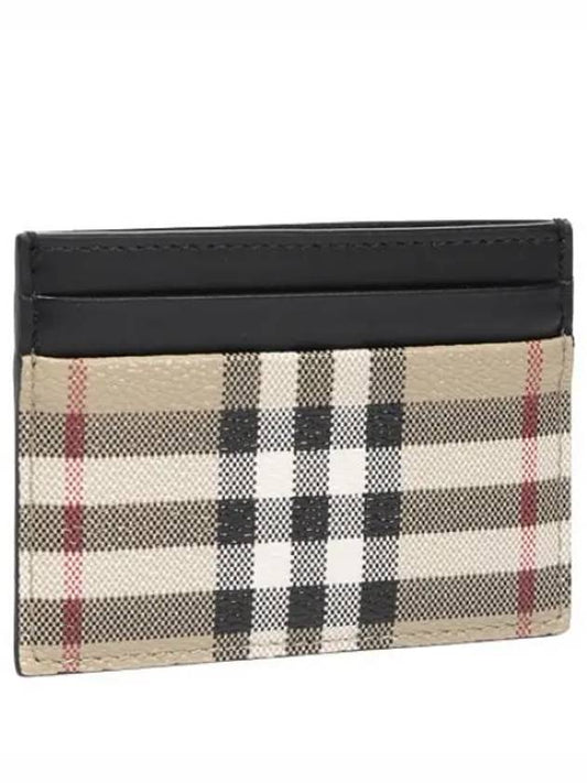 Check leather card case women s wallet - BURBERRY - BALAAN 1