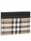 Vintage Check Card Wallet Beige - BURBERRY - BALAAN 2