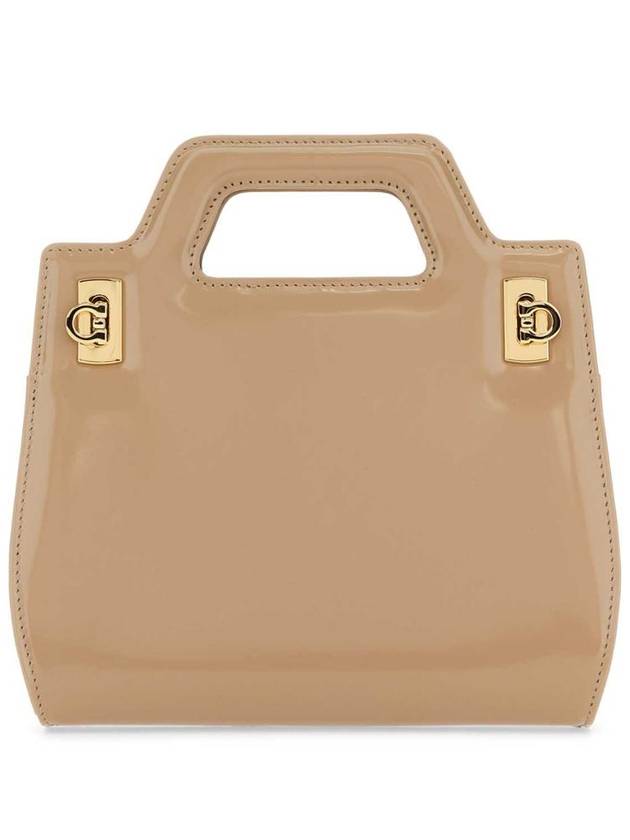 Salvatore Tote Bag 213485762495 BEIGE Beige o Tan - SALVATORE FERRAGAMO - BALAAN 2