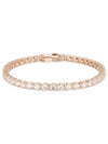 Matrix Crystal Tennis Bracelet Rose Gold - SWAROVSKI - BALAAN 1