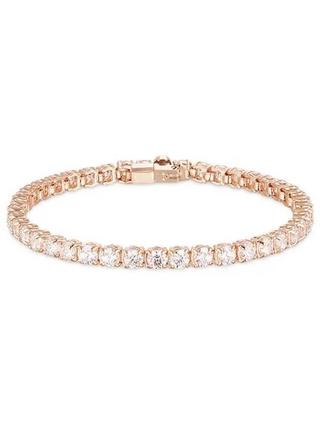 Matrix Crystal Tennis Bracelet Rose Gold - SWAROVSKI - BALAAN 1