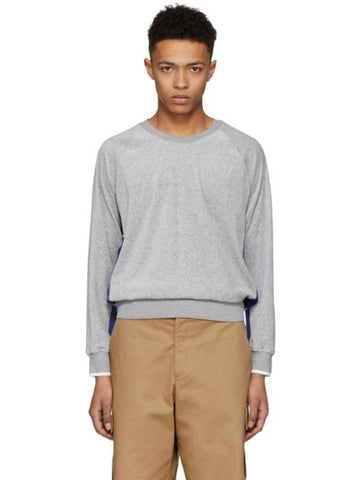 Philip Lim Gray and Blue Classic Velor Sweatshirt - 3.1 PHILLIP LIM - BALAAN 1