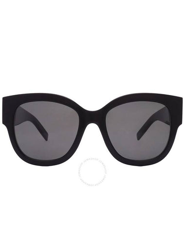 Saint Laurent Grey Butterfly Ladies Sunglasses SL M95/F 001 56 - SAINT LAURENT - BALAAN 1